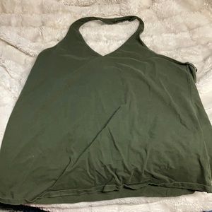 Torrid size 4 olive halter top